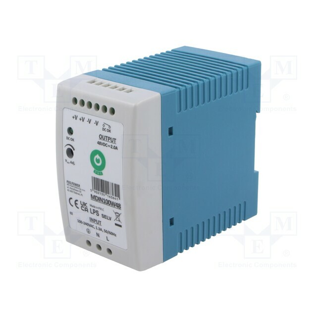 Power supply: switching; for DIN rail
