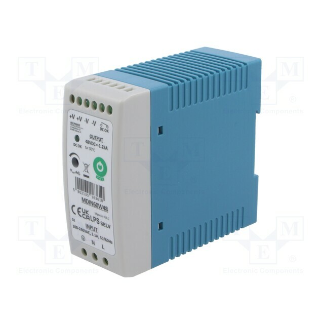 Power supply: switching; for DIN rail