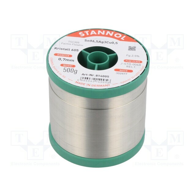 STANNOL Tin; lead free; Sn96,5Ag3Cu0
