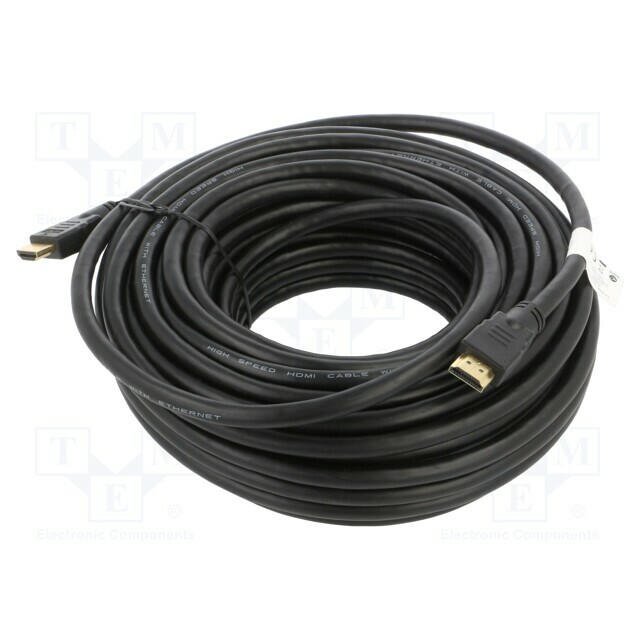 LANBERG Cable; HDMI plug,both sides