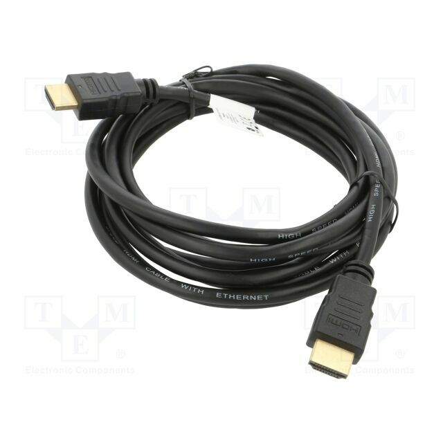 LANBERG Cable; HDMI plug,both sides