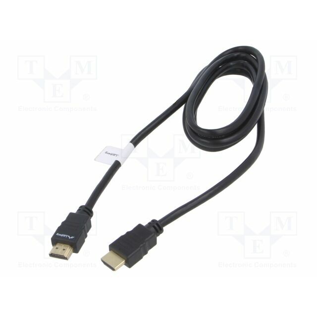 LANBERG Cable; HDMI plug,both sides