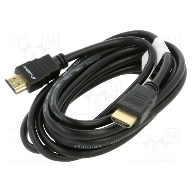 LANBERG Cable; HDMI plug,both sides