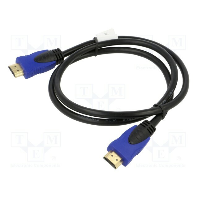 LANBERG Cable; HDMI plug,both sides