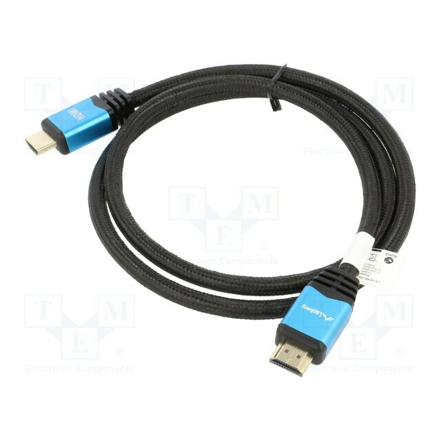 LANBERG Cable; HDMI plug,both sides