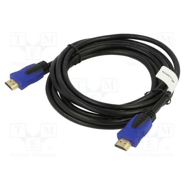 LANBERG Cable; HDMI plug,both sides