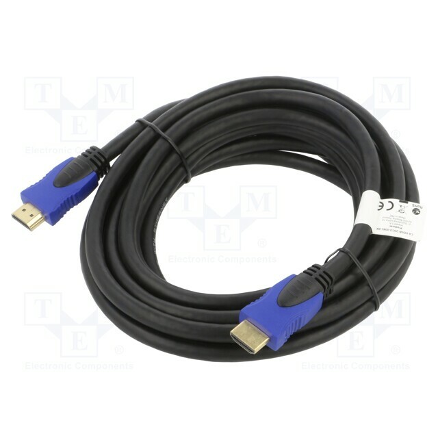 LANBERG Cable; HDMI plug,both sides