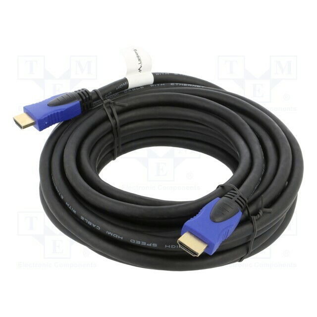 LANBERG Cable; HDMI plug,both sides