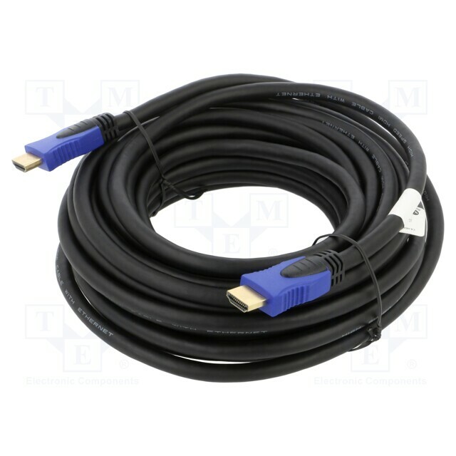 LANBERG Cable; HDMI plug,both sides
