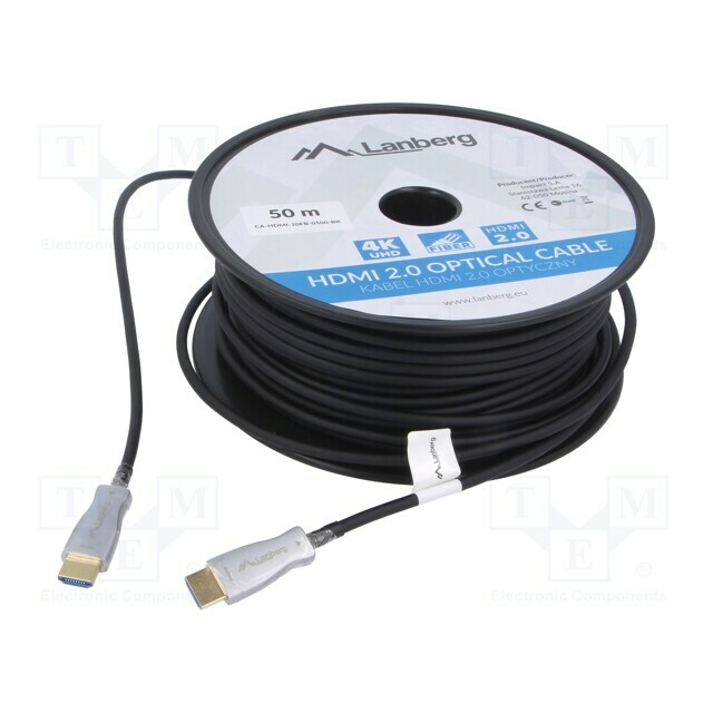 LANBERG Cable; HDMI plug,both sides