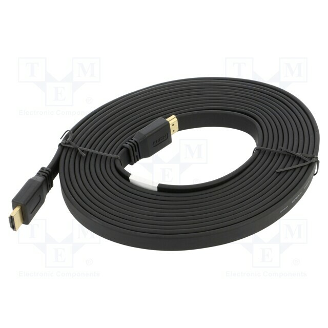 LANBERG Cable; HDMI plug,both sides