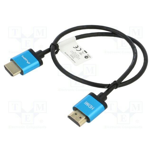 LANBERG Cable; HDMI plug,both sides