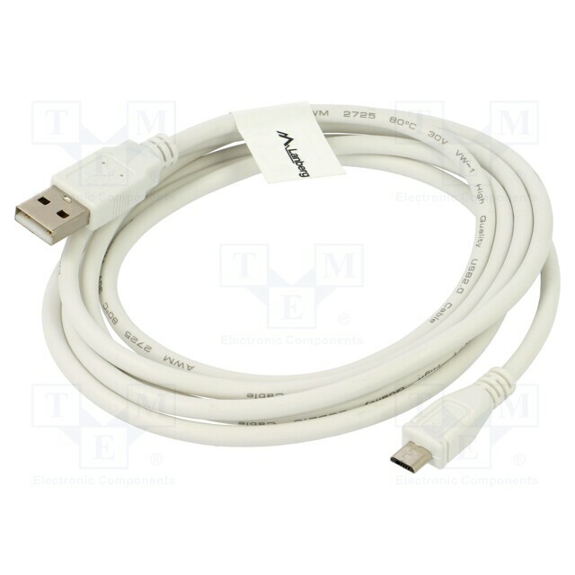 LANBERG Cable; USB 2.0; USB