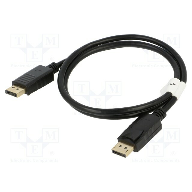 LANBERG Cable; DisplayPort plug,both sides