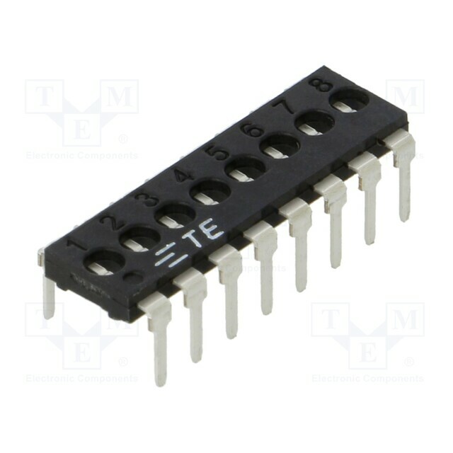 TE CONNECTIVITY Switch: DIP-SWITCH; Poles number:
