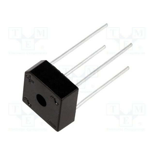 DC COMPONENTS Bridge rectifier: single-phase; Urmax: