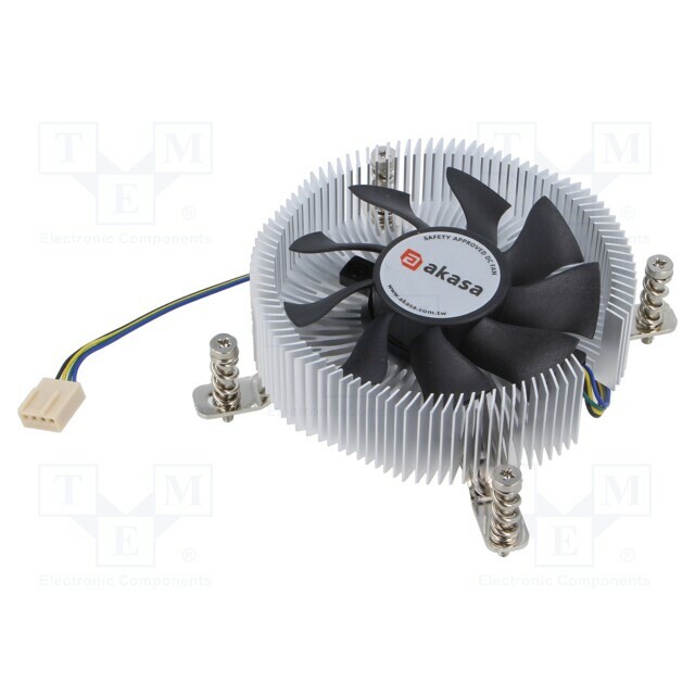 Akasa Active heatsink; 12VDC; aluminium; 56