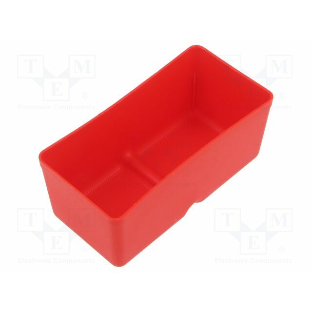 KISTENBERG Container: cuvette; red; 55x110mm; 5pcs