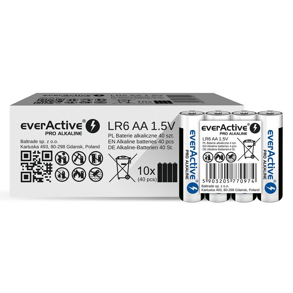 EVERACTIVE BATERIE ALKALICZNE PRO ALKALINE AA