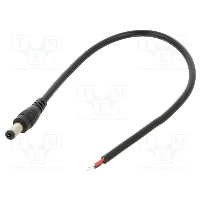 Cable; 2x0.5mm2; DC 5,5/2