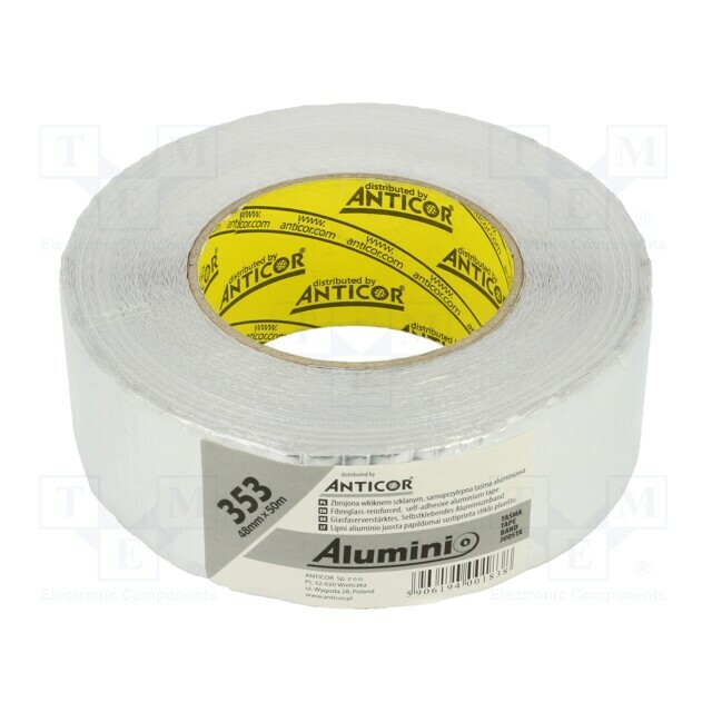 ANTICOR Tape: duct; silver; W: 48mm