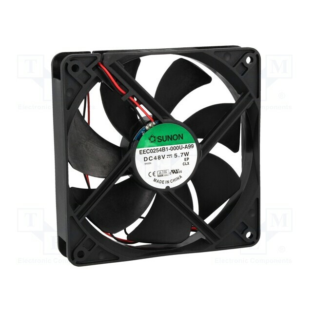 SUNON Fan: DC; 120x120x25mm; axial; 48VDC