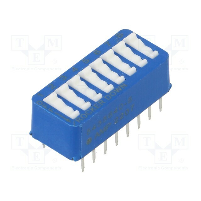 TE CONNECTIVITY Switch: DIP-SWITCH; Poles number:
