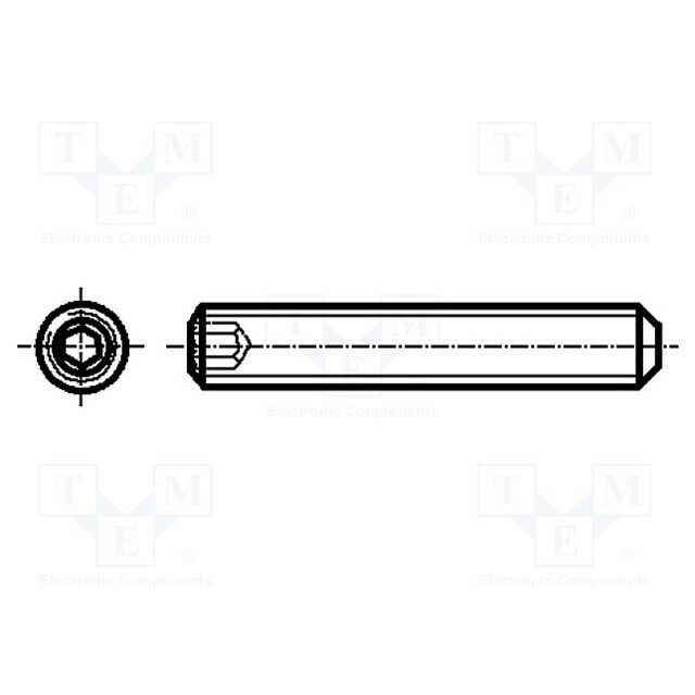 BOSSARD Screw; M4; M4x18; 0.7