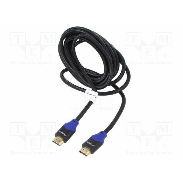 LANBERG Cable; HDMI plug,both sides