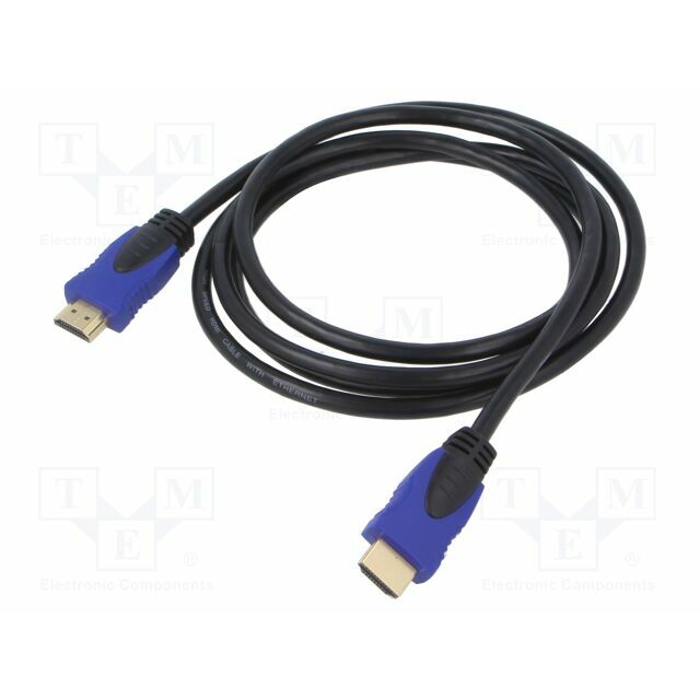 LANBERG Cable; HDMI plug,both sides