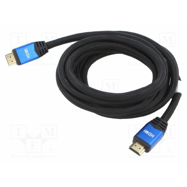 LANBERG Cable; HDMI plug,both sides