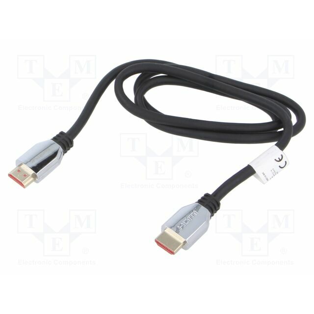 LANBERG Cable; HDMI plug,both sides