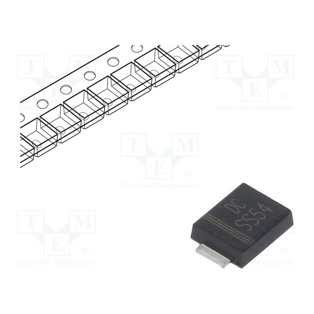 DC COMPONENTS Diode: Schottky rectifying; SMB