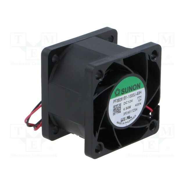SUNON Fan: DC; 38x38x28mm; axial; 12VDC