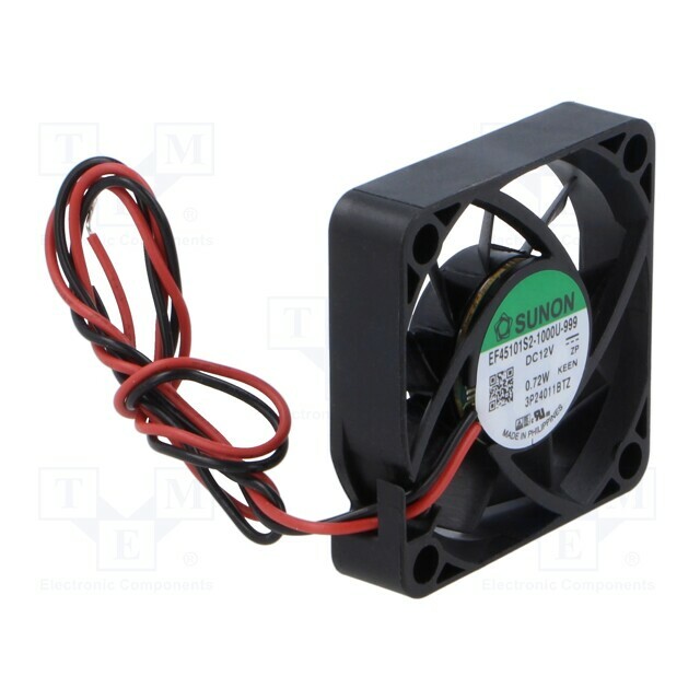 SUNON Fan: DC; 45x45x10mm; axial; 12VDC