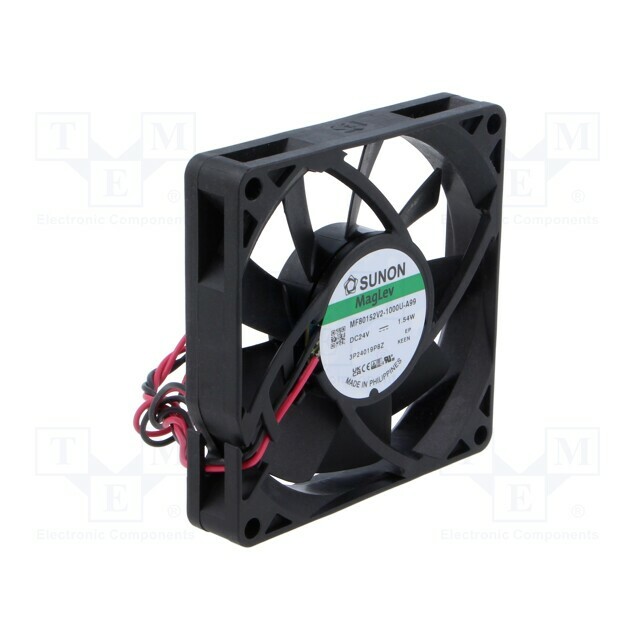 SUNON Fan: DC; 80x80x15mm; axial; 24VDC