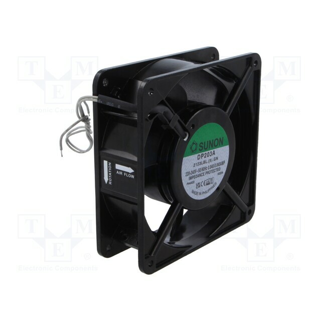 SUNON Fan: AC; 120x120x38mm; axial; 230VAC