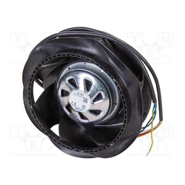 EBM-PAPST Fan: EC; Ø175x92.5mm; radial