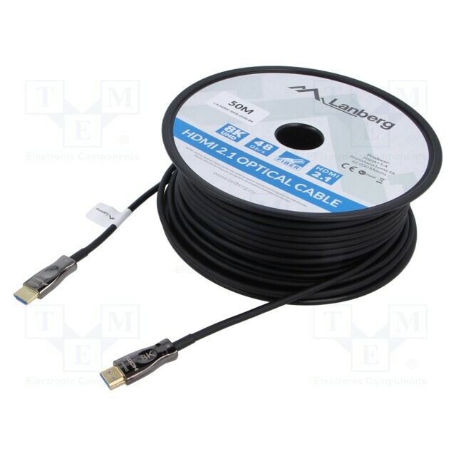 LANBERG Cable; HDMI plug,both sides