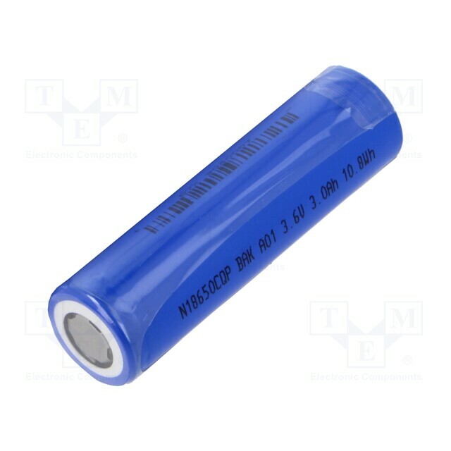 BAK BATTERY Re-battery: Li-Ion; 18650,MR18650