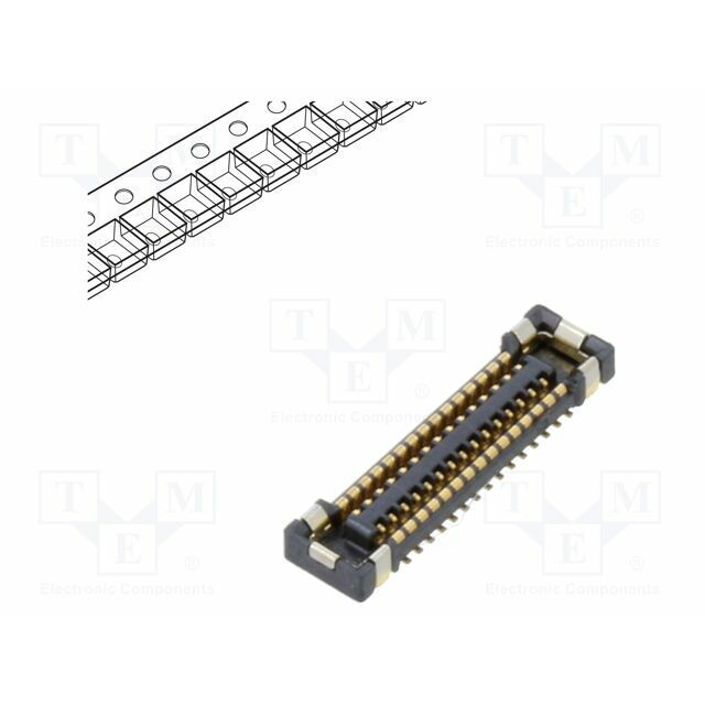 HIROSE Connector: PCB to PCB; socket