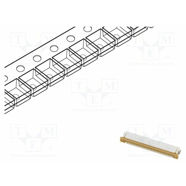 MOLEX Connector: FFC/FPC; SMT; 50V; 500mA