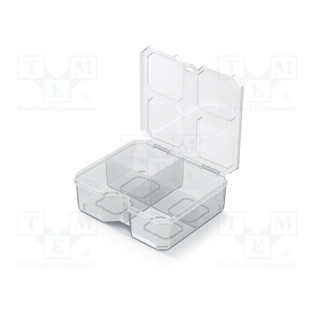 KISTENBERG Container: collective; with partitions; transparent