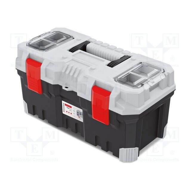 KISTENBERG Chest; tool case; black-grey; polymer