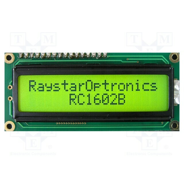 RAYSTAR OPTRONICS Display: LCD; alphanumeric; FSTN