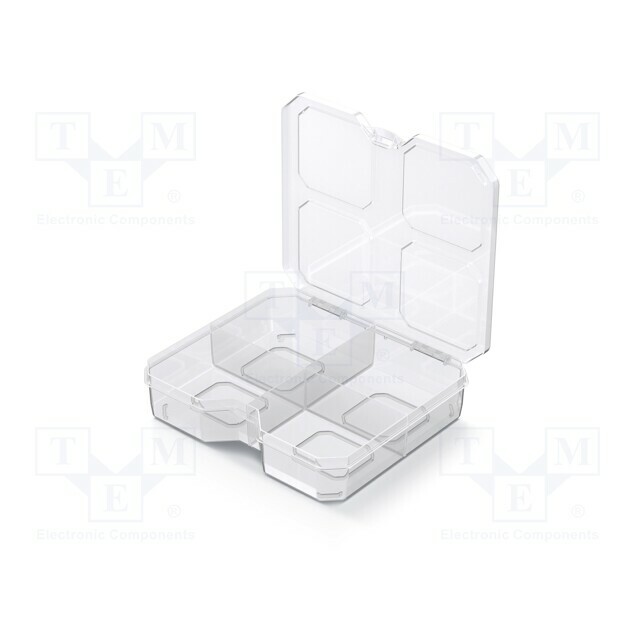 KISTENBERG Container: collective; with partitions; transparent