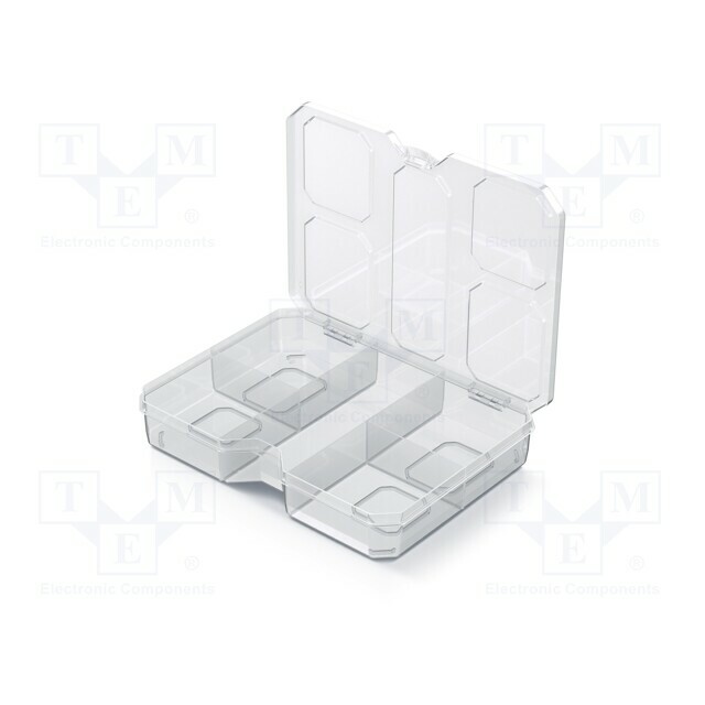 KISTENBERG Container: collective; with partitions; transparent
