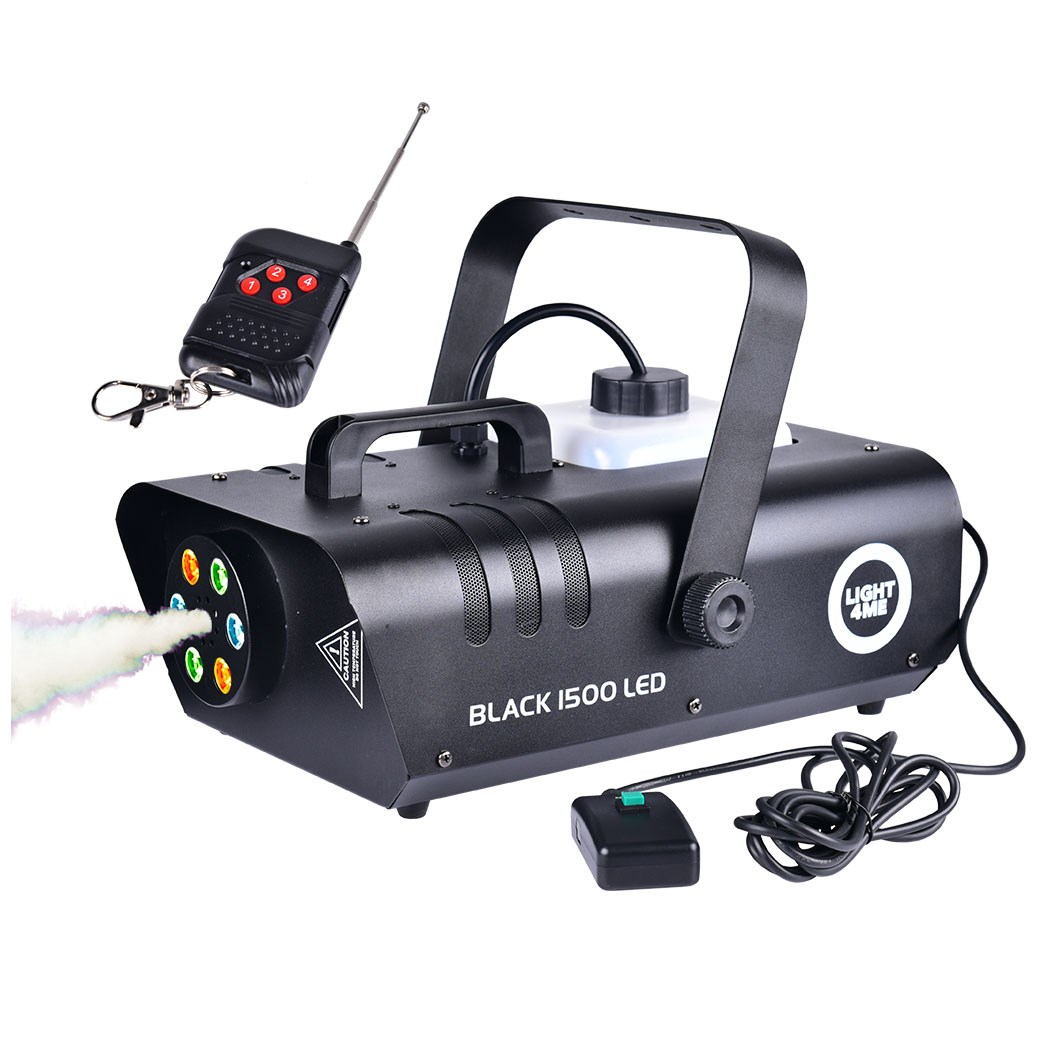 LIGHT4ME BLACK 1500 LED dūmu ģenerators