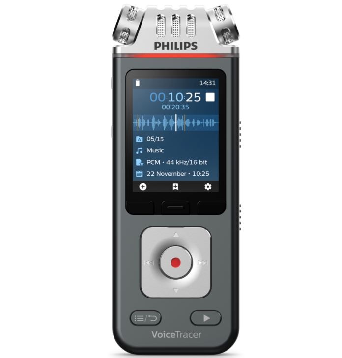 PHILIPS Dyktafon DVT6115 Pamięć 8GB,USB