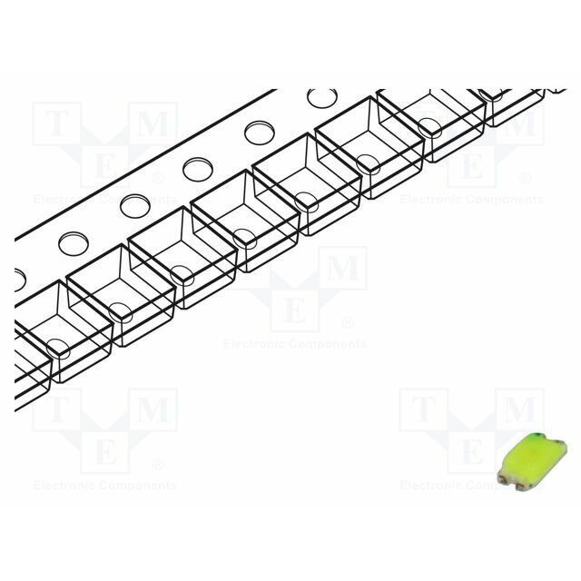 OPTOSUPPLY LED; white; SMD; Case (mm):
